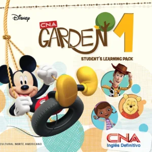 Capa do livro CNA Garden 1, com personagens da Disney